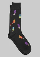 Men's Made to Matter Popsicle Socks, Black, Mid Calf