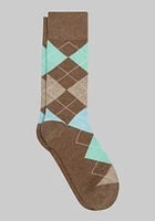 Men's Argyle Socks, Tan