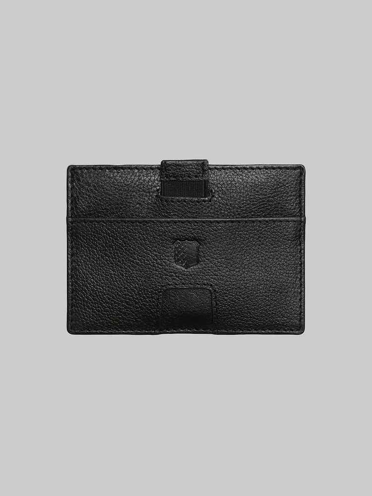 JoS. A. Bank Men's Card Case With Pull Tab, Black, One Size