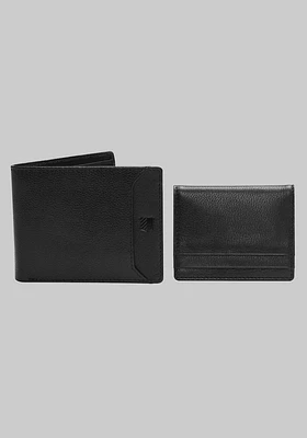 JoS. A. Bank Men's 3-in-1 Wallet, Black, One Size