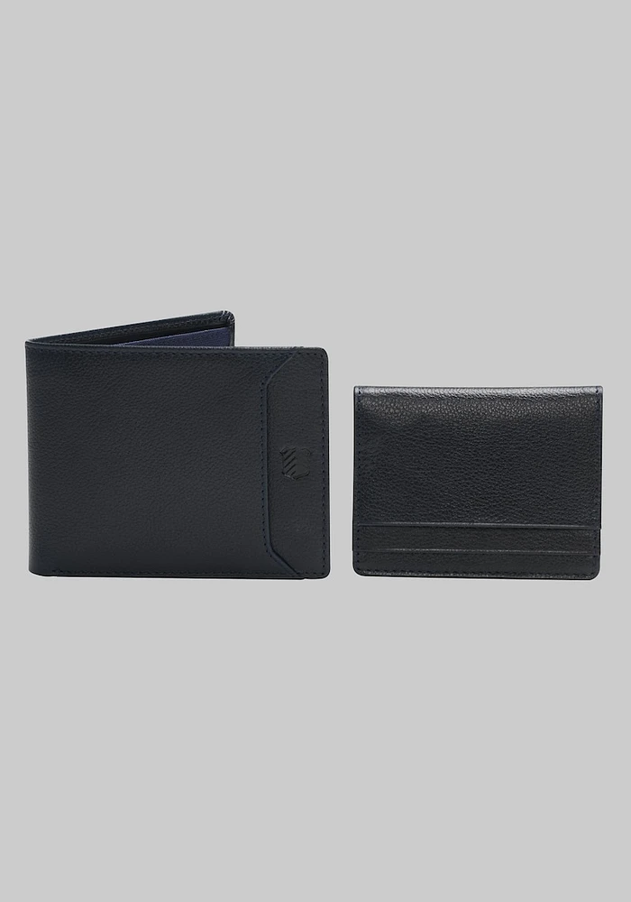 JoS. A. Bank Men's 3-in-1 Wallet, Navy, One Size