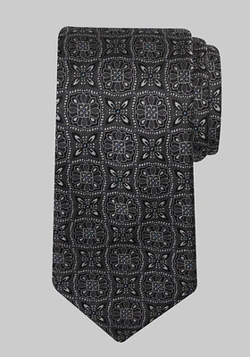 Men's Reserve Collection Floral Medallion Tie, Black, One Size