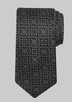 Men's Reserve Collection Floral Medallion Tie, Black, One Size