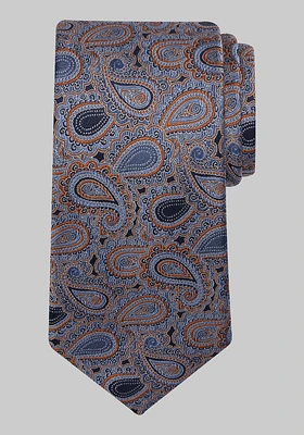 JoS. A. Bank Men's Reserve Collection Filigree Paisley Tie, Orange, One Size