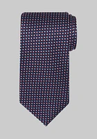 Men's Traveler Collection Directional Neat Tie, Red, One Size