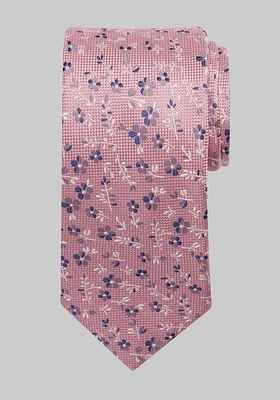 JoS. A. Bank Men's Traveler Collection Botanical Floral Tie, Pink, One Size