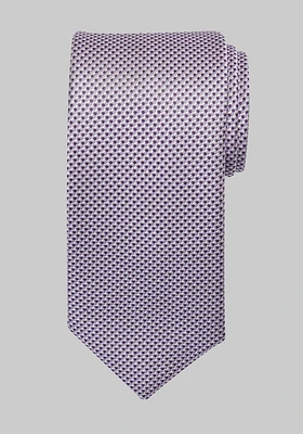 JoS. A. Bank Men's Traveler Collection Triple Color Micro Pattern Tie, Purple, One Size