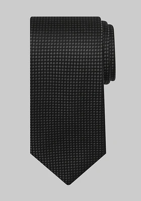 Men's Traveler Collection Tiny Squares Tie, Black, One Size