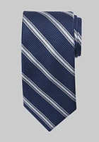 JoS. A. Bank Men's Reserve Collection Two Lane Stripe Tie, Navy, One Size