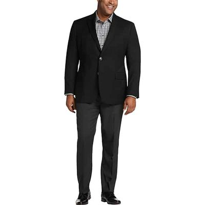 Pronto Uomo Men's Modern Fit Blazer Black - Size: Short