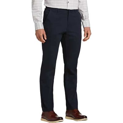 Collection by Michael Strahan Men's Michael Strahan Slim Fit Cotton Stretch Chinos Navy