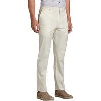 Collection by Michael Strahan Men's Michael Strahan Modern Fit Cotton Stretch Pants Off-White Cream