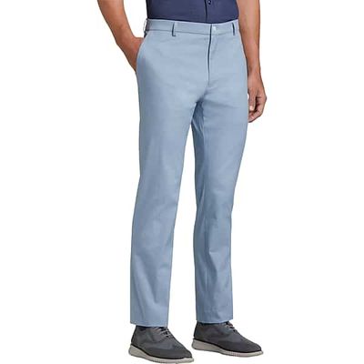 Collection by Michael Strahan Men's Michael Strahan Modern Fit Cotton Stretch Pants Light Blue