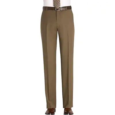 Awearness Kenneth Cole Men's Taupe Modern Fit Pants