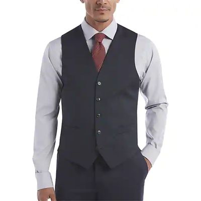 Joseph Abboud Navy Modern Fit Men's Suit Separates Vest