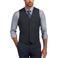 Awearness Kenneth Cole AWEAR-TECH Slim Fit Men's Suit Separates Vest Black