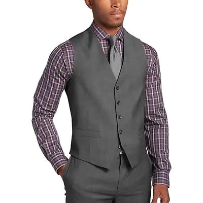 Awearness Kenneth Gray Men's Suit Separates Vest