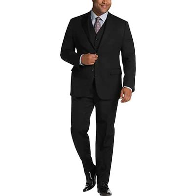 Pronto Uomo Men's Modern Fit Suit Separates Coat Black - Size: Short
