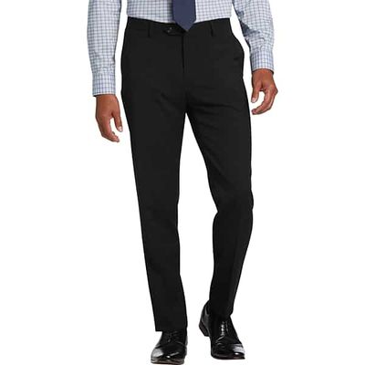 Tommy Hilfiger Men's Modern Fit Suit Separates Pant Black