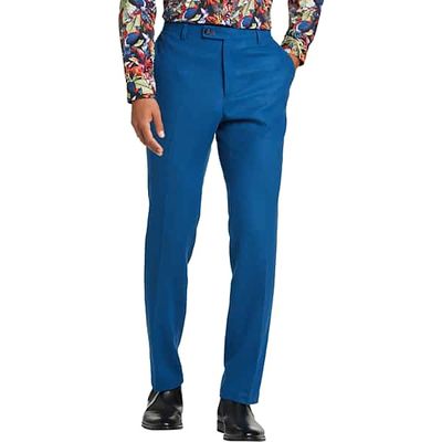 Paisley & Gray Men's Slim Fit Suit Separates Pants Cobalt Blue