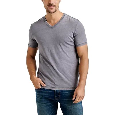 Lucky Brand Men's Burnout T-Shirt Gray
