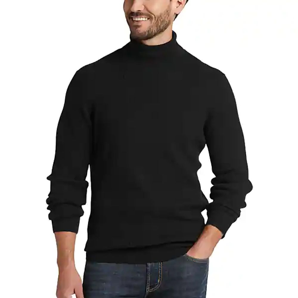 Collection by Michael Strahan Men's Michael Strahan Modern Fit Textured Turtleneck Sweater