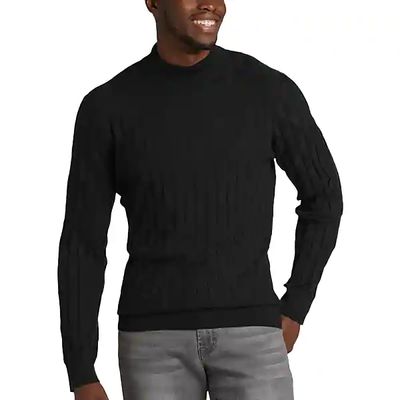 Collection by Michael Strahan Men's Michael Strahan Modern Fit Textured Mock Neck Sweater