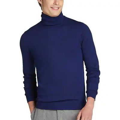 Paisley & Gray Men's Slim Fit Turtleneck Sweater Sapphire