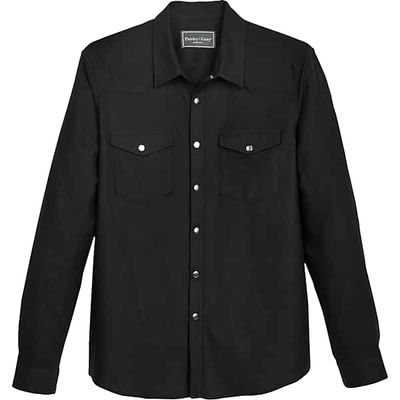 Paisley & Gray Men's Slim Fit Sport Shirt Black
