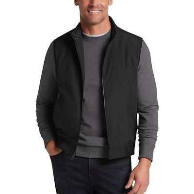 Collection by Michael Strahan Men's Michael Strahan Slim Fit Vest Black