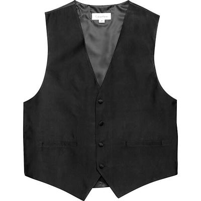 Calvin Klein Men's Black Formal Vest