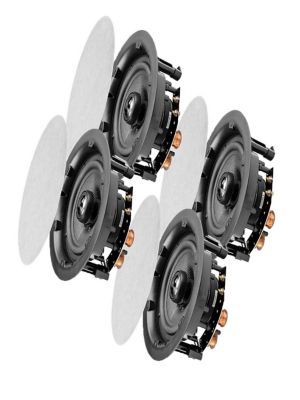 Ace640 6.5" Trimless Thin Bezel High Definition 2-way In-ceiling Speakers (2 Pairs)