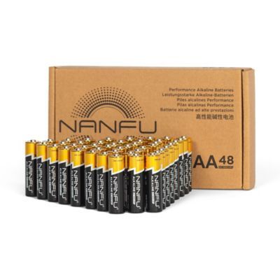 1.5v Aa Alkaline Batteries, 48 Counts
