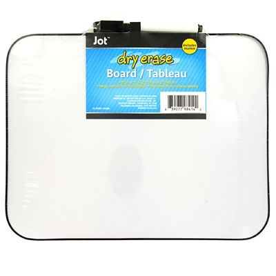 Dry Erase Boards With Eraser-topped Markers, 8.5x11 In - Pack Of 4