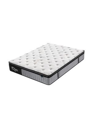12 Inch Bliss Bamboo Plush Hybrid Pocket Coil Mattress With Cool Gel Memory Foam - Available In 4 Sizes