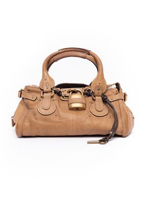 Pre-loved Chloé Women's Paddington Leather Satchel Bag Camel Multi Os