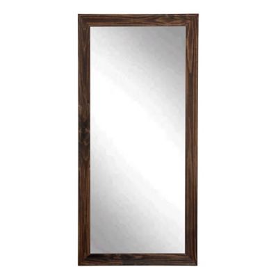 Floor Mirror With Wooden Frame