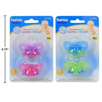 Infant Silicone Pacifier, Designs And Colours May Vary - 1 Count