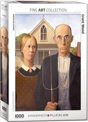 1000 Piece Puzzle (american Gothic By Grant Wood)