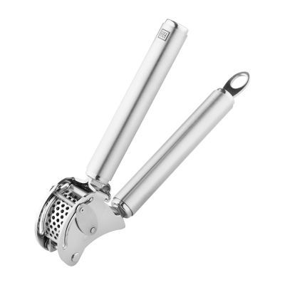 Moda Stainless Steel Garlic Press With Auto Scraping Bar