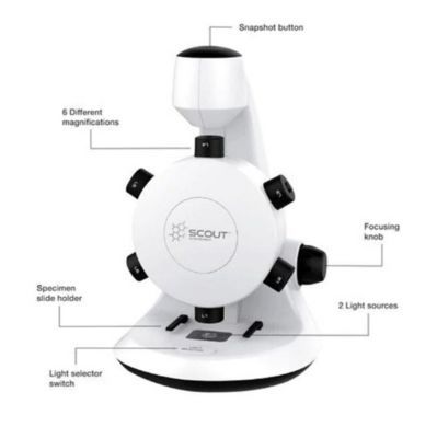 Digital Microscop Stem Scout With 6 Mag Lenses
