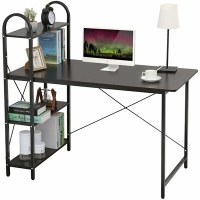 Computer Desk With Shelves