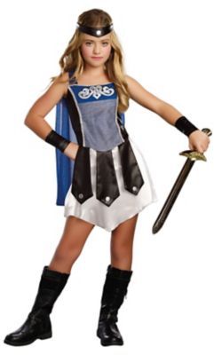 Roman Gladiator Girl Costume