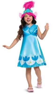 Poppy Troll Costume For Girls
