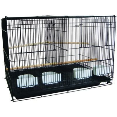 Plastic Breeding Black Cages With Divider