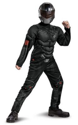 Gi Joe Snake Eyes Muscle Boy Costume