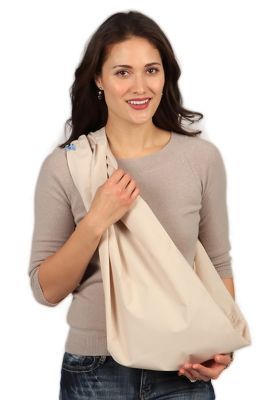Baby Sling Carrier For Newborn Babies, Infants And Toddlers - Stone, Small