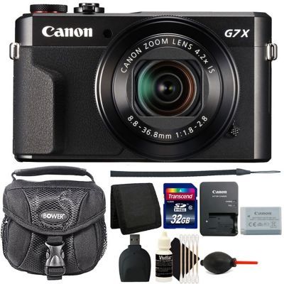 Canon G7x Mark Ii Powershot 20.1mp Digital Camera (black)+ 32gb Accessory Kit
