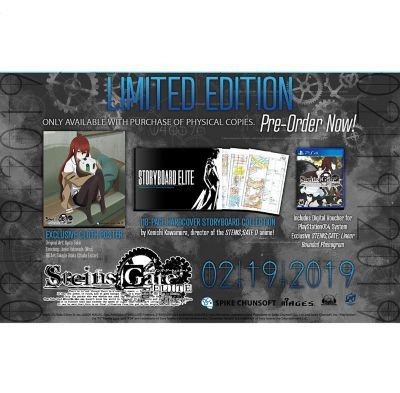 Steins Gate Elite Limited Edition - Playstation 4