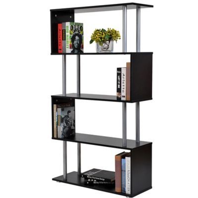 tiers Wooden Bookcase S Shape
